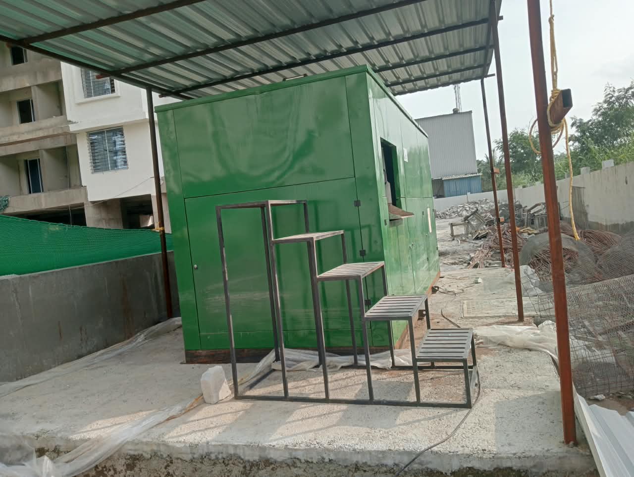 Aishwaryam Insignia Tathawade Composting Machine Installation