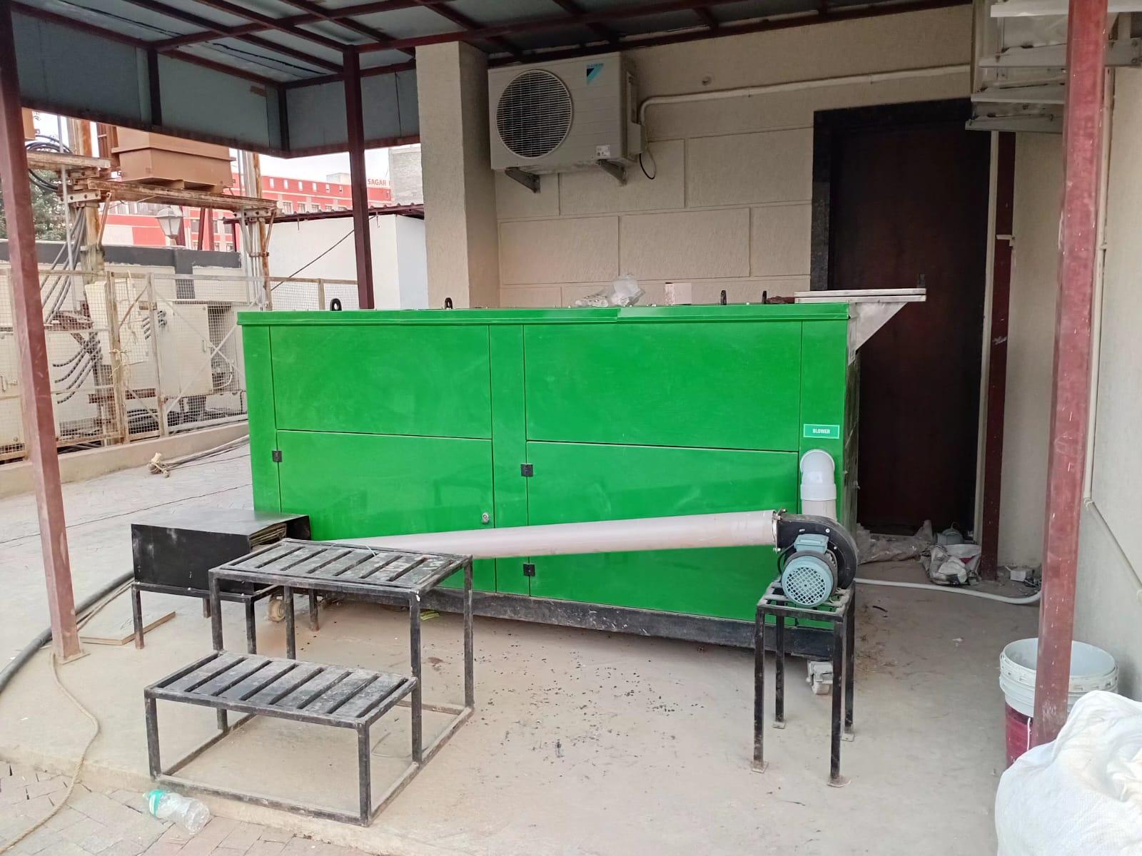 Fully automatic composting machine installed at Krishna Associates Bhopal