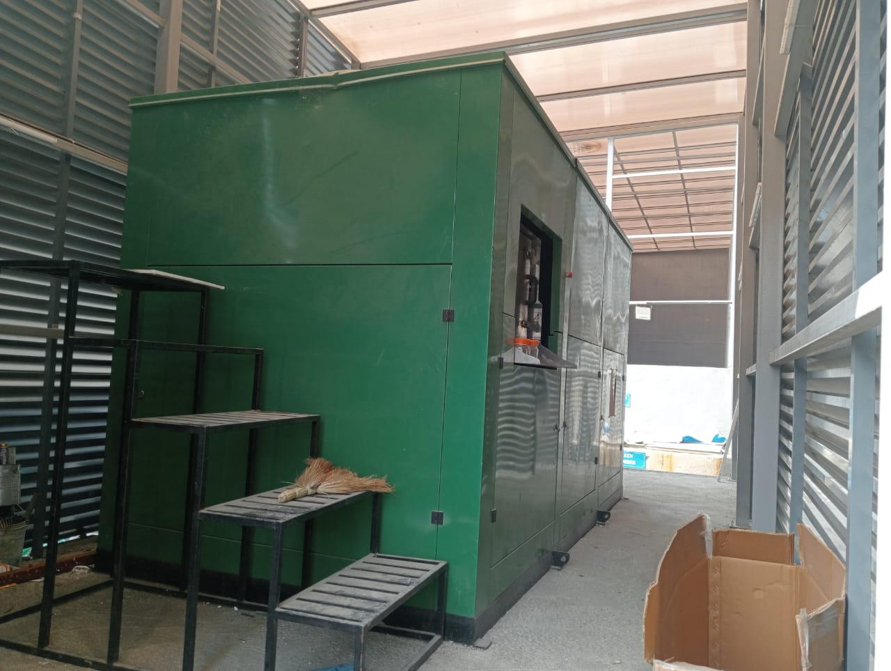Fully automatic in-vessel composting plant in louvered shed at Pristine Allure Kharadi Pune