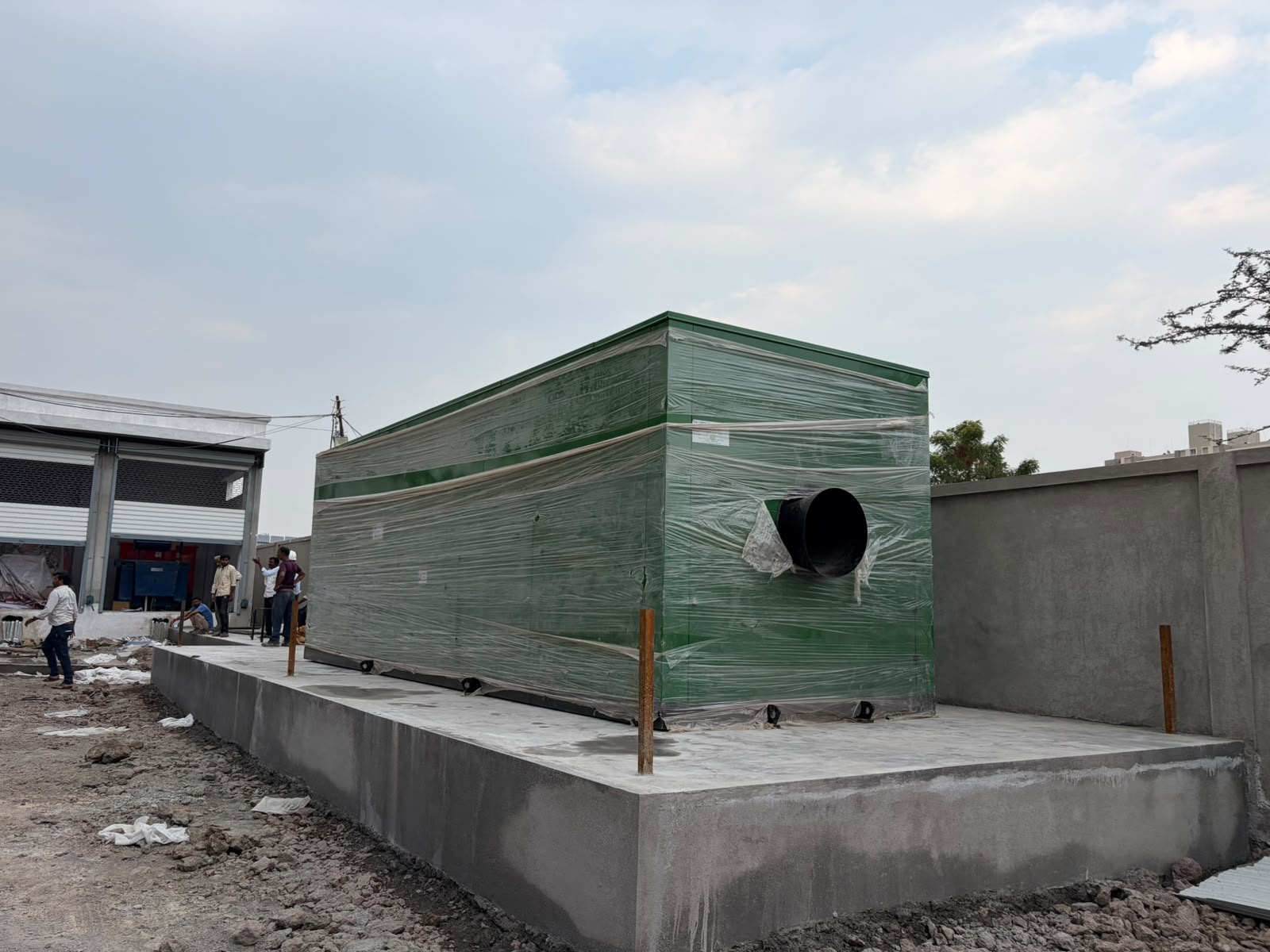 Rohan Yuva Wagholi Composting Machine Installation