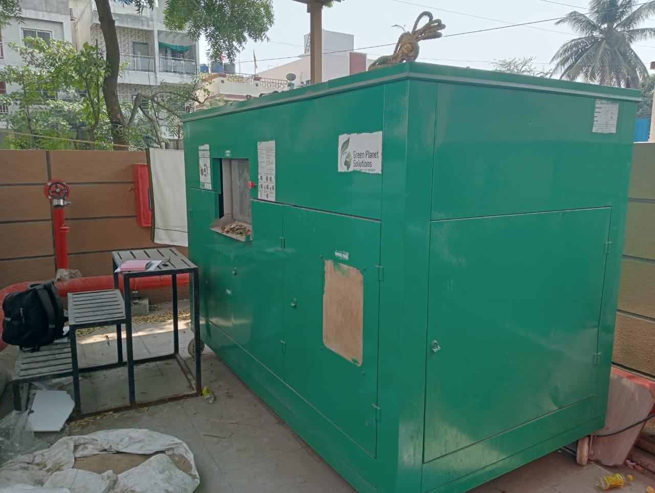 Green Planet Solutions composter installed at Vivaan Park, Pune
