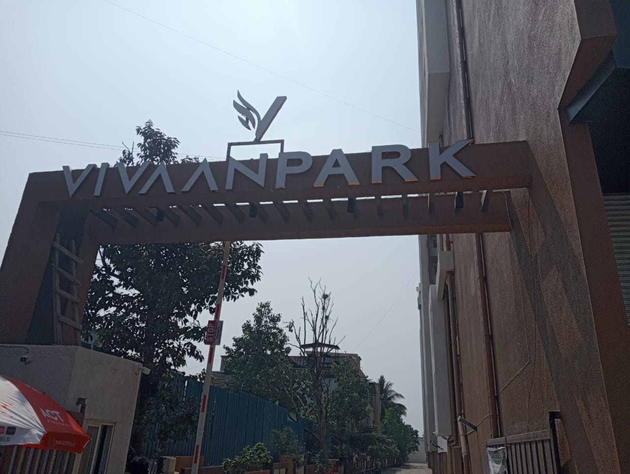 Vivaan Park Grand Entrance Archway Dhanori Lohegaon Pune
